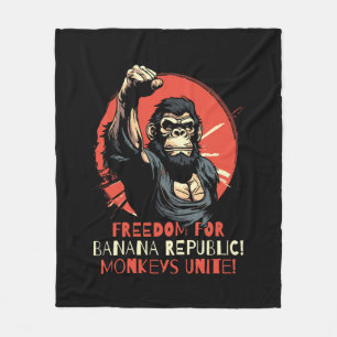 Cobertor De Velo Liberdade para a República das Bananas