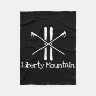 Cobertor De Velo Liberty Mountain Rustic Ski Ski Skier Down