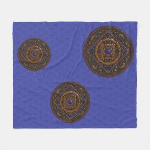Cobertor De Velo Libra Mandala Fleece Blanket