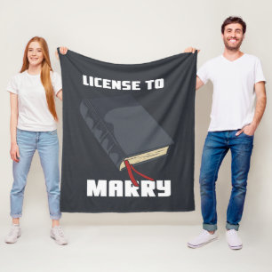 Cobertor De Velo Licença de Oficiante de Casamento para Casar