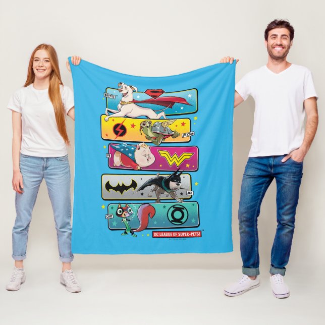 Cobertor De Velo Liga DC de Painéis Super Pets (In Situ)