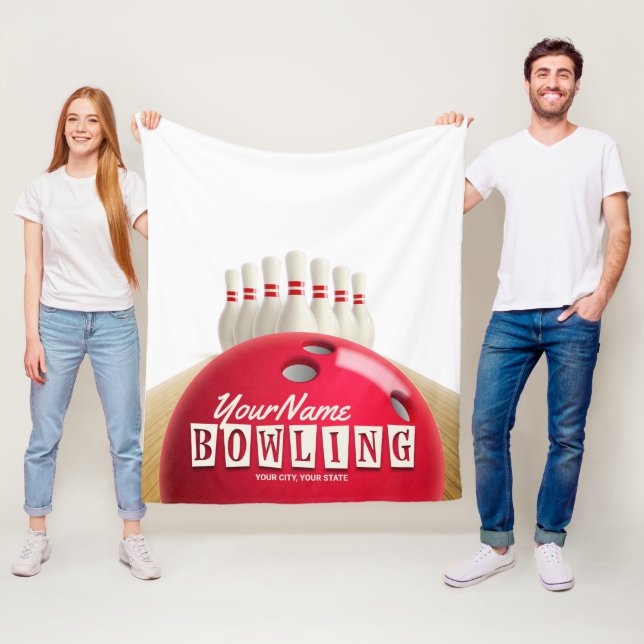 Cobertor De Velo Liga Retroativa de Pinos de Bola de boliche Person (In Situ)