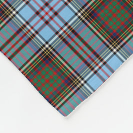 Cobertor De Velo Light Blue Anderson Clan Tartan