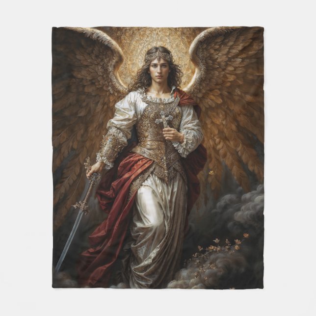 Cobertor De Velo Light of Divine Order, Archangel Michael (Frente)