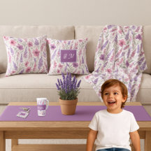 Lila-rosa-romântica Pastel Botânica Primavera Mead