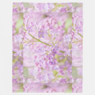 Cobertor De Velo Lilac Flowers Mist