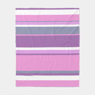 Cobertor De Velo Lilac stripes