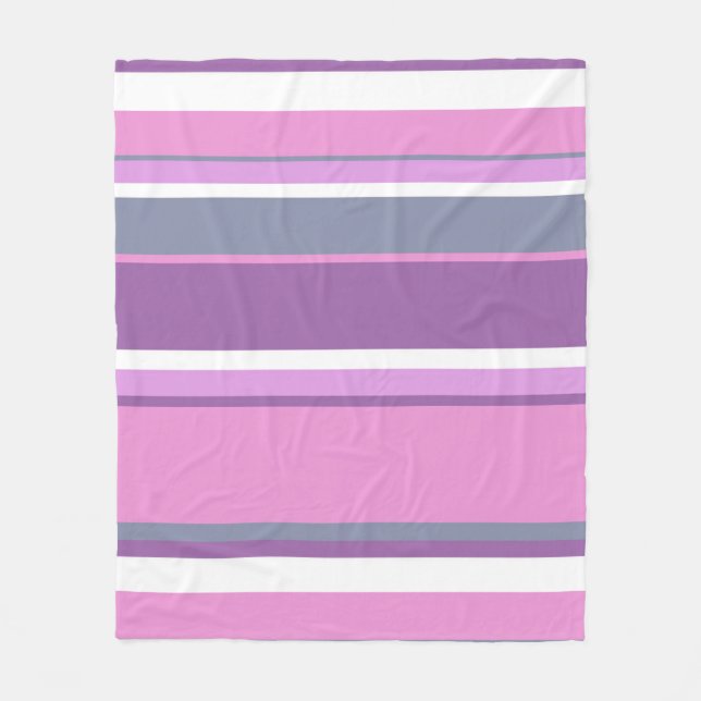 Cobertor De Velo Lilac stripes (Frente)