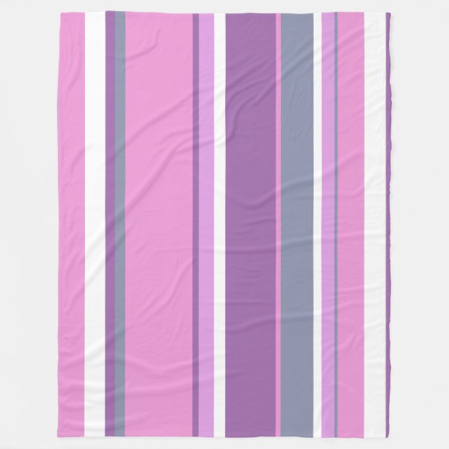 Cobertor De Velo Lilac stripes (Frente)