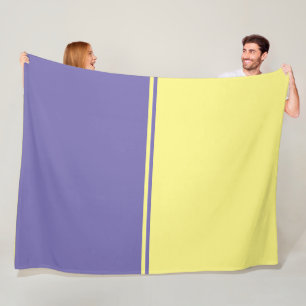 Cobertor De Velo Lilac & Yellow Comfy Blanket