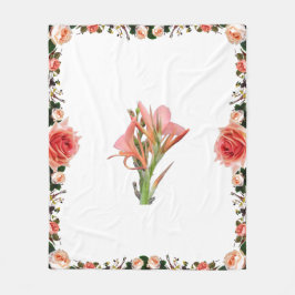 Cobertor De Velo Lily Flower