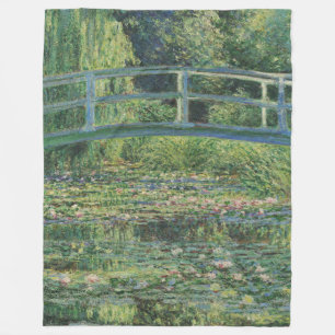 Cobertor De Velo Lily Pond, Painting Oil Landscape, Monet
