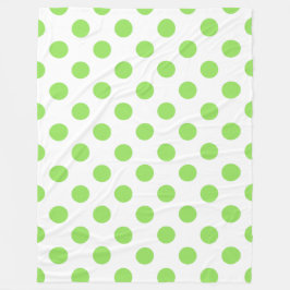 Cobertor De Velo Limão e bolinhas brancas