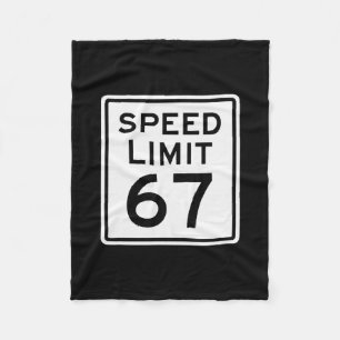 Cobertor De Velo Limite de Velocidade 67 Meme Brainrot 6 7 6-7 Seis