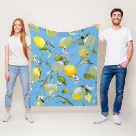 Cobertor De Velo Limões de aquarelas 26