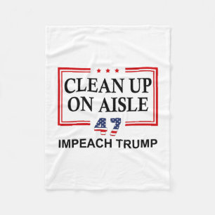 Cobertor De Velo Limpar na Prateleira 47 Impeach Trump 86 47 Anti T