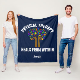 Cobertor De Velo Linda citação Inspirativa de Terapia Física PT