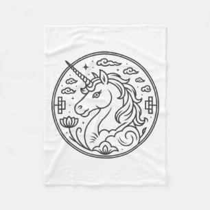 Cobertor De Velo Linda Menina Do Ano Do Cavalo De 2026 Ama Zodíaco 