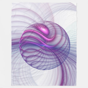 Cobertor De Velo Linda pintura frontal de Abstrato moderno Swing