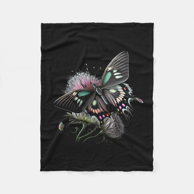 Cobertor De Velo lindíssima borboleta-flor (Frente)