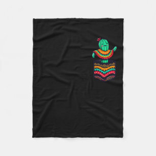 Cobertor De Velo Lindo cacto de bolso serape cinco de maio mexicano