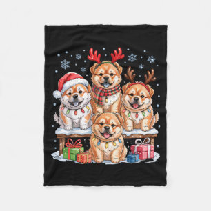 Cobertor De Velo Lindo Chow Chow Natal Cachorrinhos Amantes de Cães