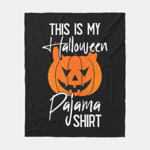 Cobertor De Velo Lindo Este É Meu Pijama De Halloween Fantasia De H