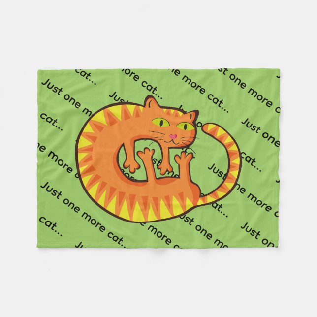 Cobertor De Velo Lindo Gato (Frente (Horizontal))