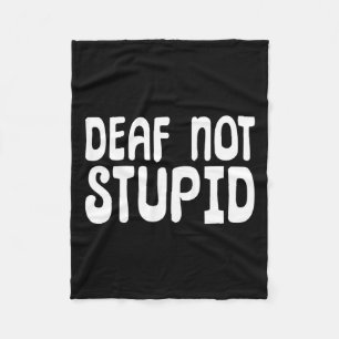 Cobertor De Velo Língua de Sinais Não Estúpida Surda