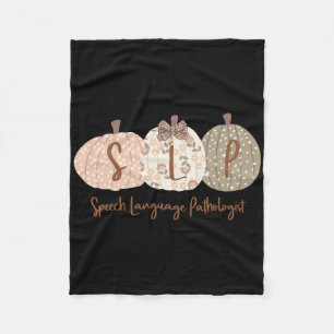 Cobertor De Velo Linguagem de Abóbora-Calça Patologista Cai Autum