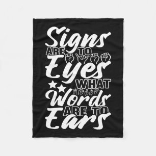 Cobertor De Velo linguagem de sinais de consciência Linguagem de si