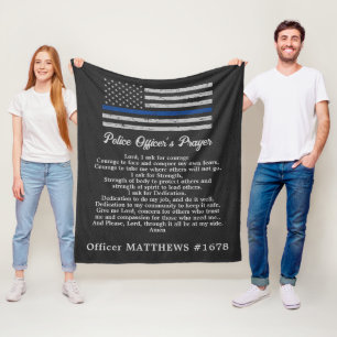 Cobertor De Velo Linha Azul Fino do Orador da Polícia