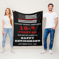 Linha Vermelha Fina de Presente do Bombeiro