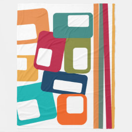 Cobertor De Velo Linhas e Retângulos