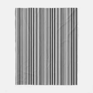 Cobertor De Velo Linhas preto e branco