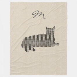 Cobertor De Velo Linheta Gelada Parece Preta Monograma