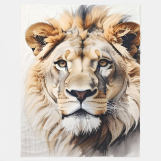Cobertor De Velo Lion Designed Blanket