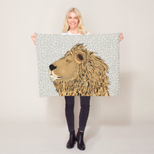 Cobertor De Velo Lion Fleece