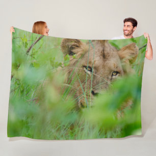 Cobertor De Velo Lion Fleece Blanket