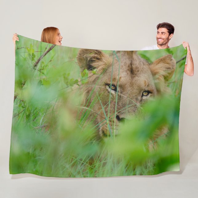 Cobertor De Velo Lion Fleece Blanket (In Situ)