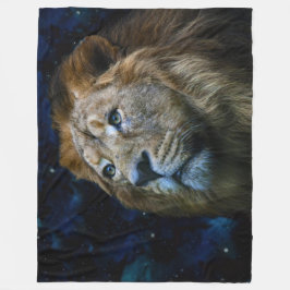 Cobertor De Velo Lion Fleece Blanket