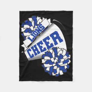 Cobertor De Velo Lions Cheer Ck Para Escola Espírito de Torcida B