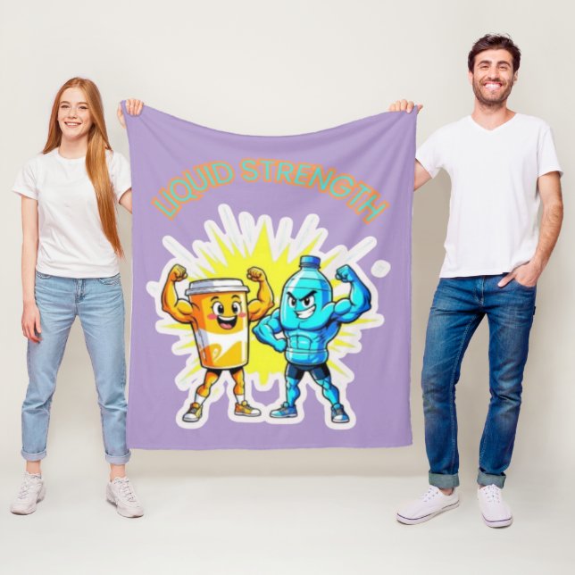 Cobertor De Velo Liquid Strength – Funny Juice & Water Muscle Desig (In Situ)