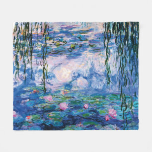 Cobertor De Velo Lírios de água de Monet