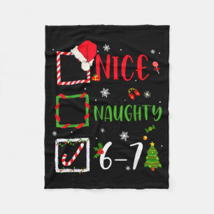 Cobertor De Velo Lista Legal Travessa 67 Natal Brainrot Engraçado 6