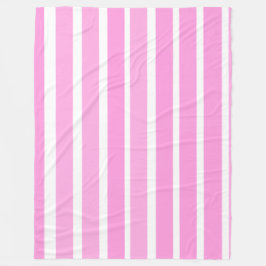 Cobertor De Velo Listras brancas e rosa