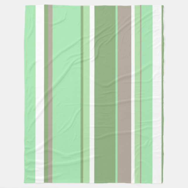 Cobertor De Velo Listras verdes claras (Frente)
