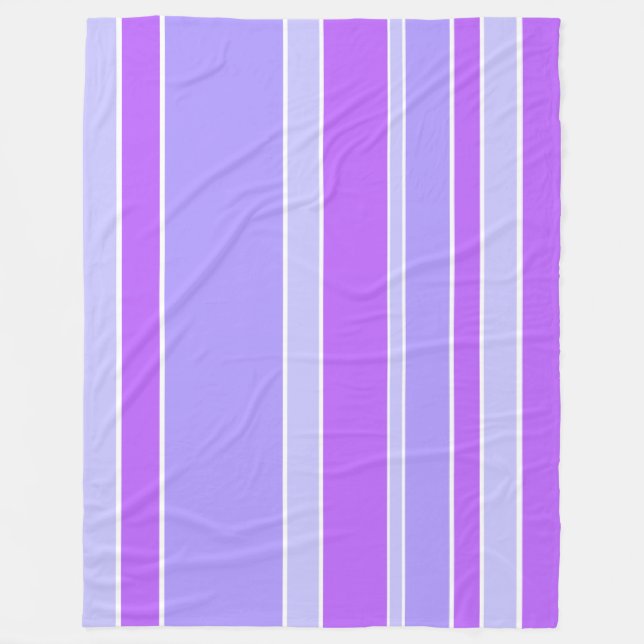 Cobertor De Velo Listras violetas (Frente)