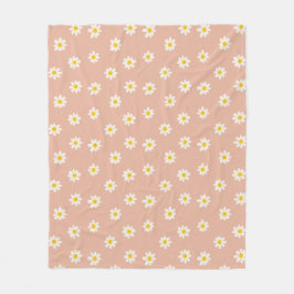 Cobertor De Velo Little Daisies - dusty apricot