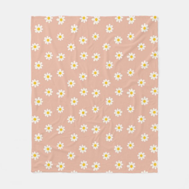 Cobertor De Velo Little Daisies - dusty apricot (Frente)
